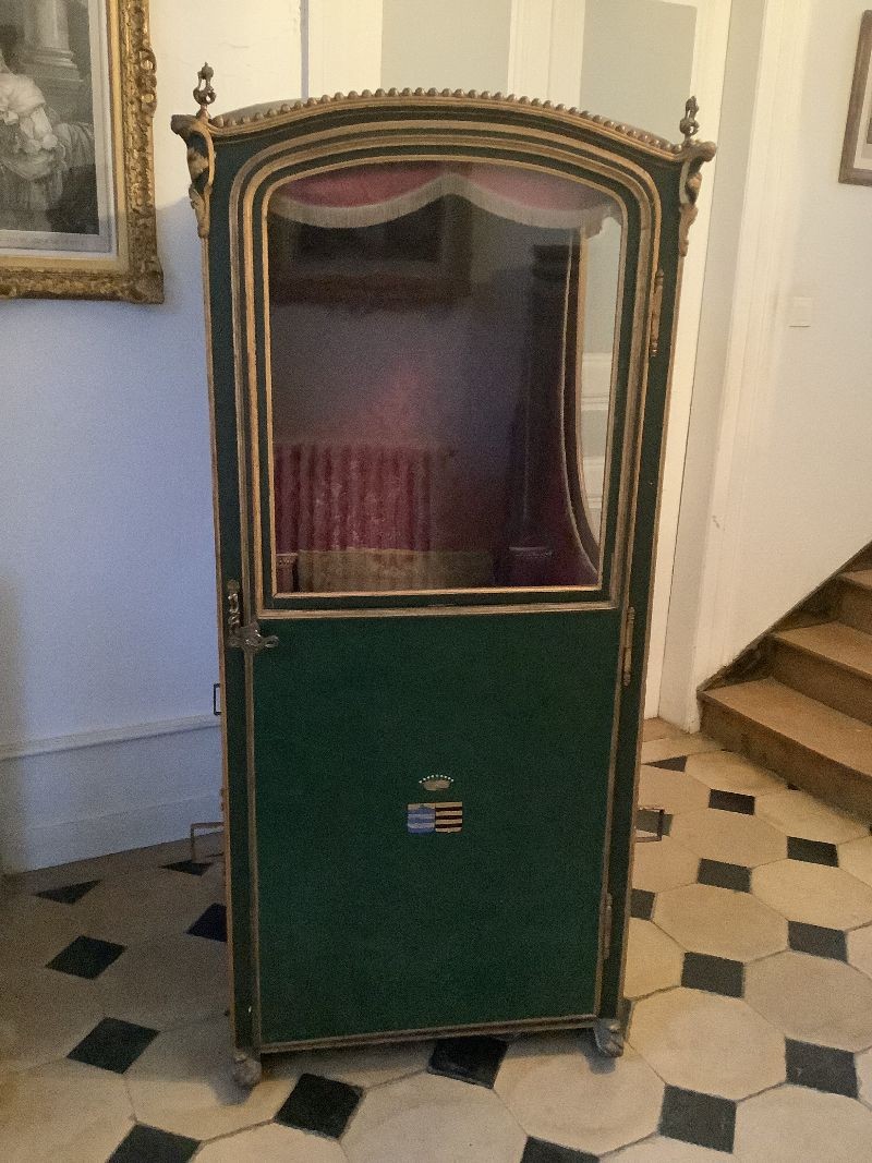 Chaise à porteurs d'époque LOUIS XVI