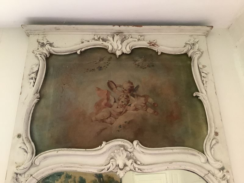 Trumeau  et sa console d'applique  XIXème-photo-3