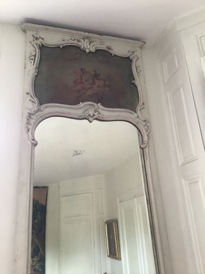 Trumeau  et sa console d'applique  XIXème-photo-1