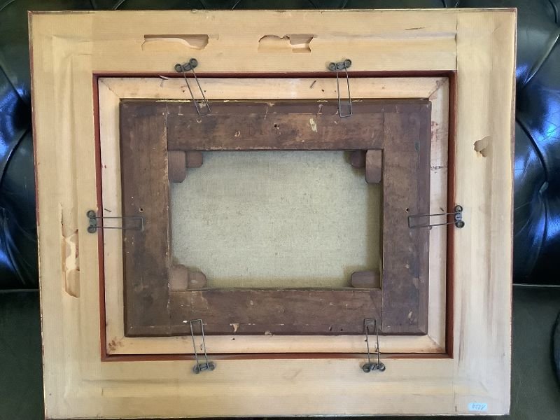 Huile sur toile  Scène érotique XVIIIème-photo-2