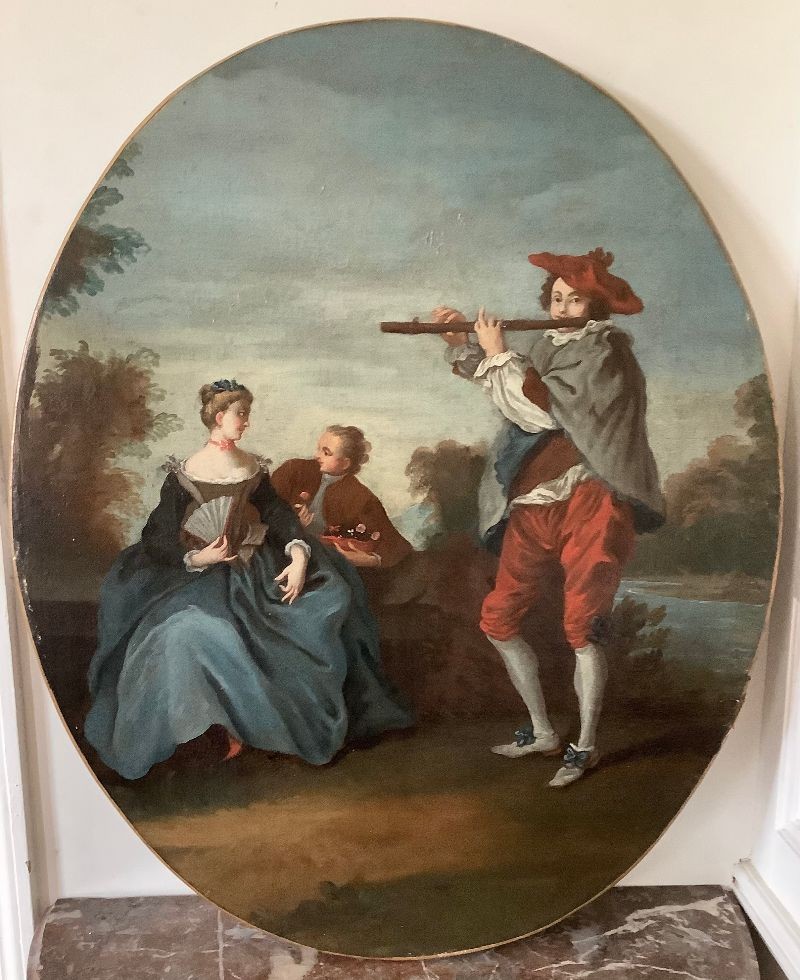 Scène galante XVIIIème 