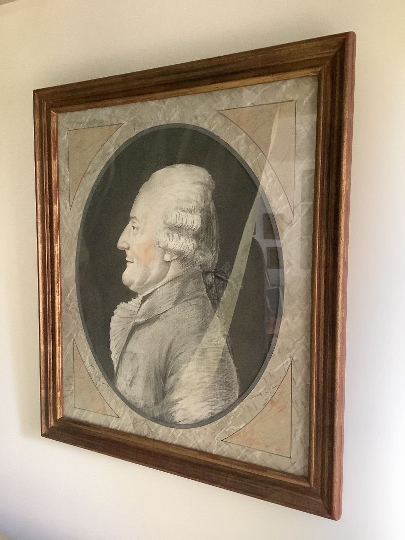 18th Century French School, Portrait Of A Gentleman-photo-2