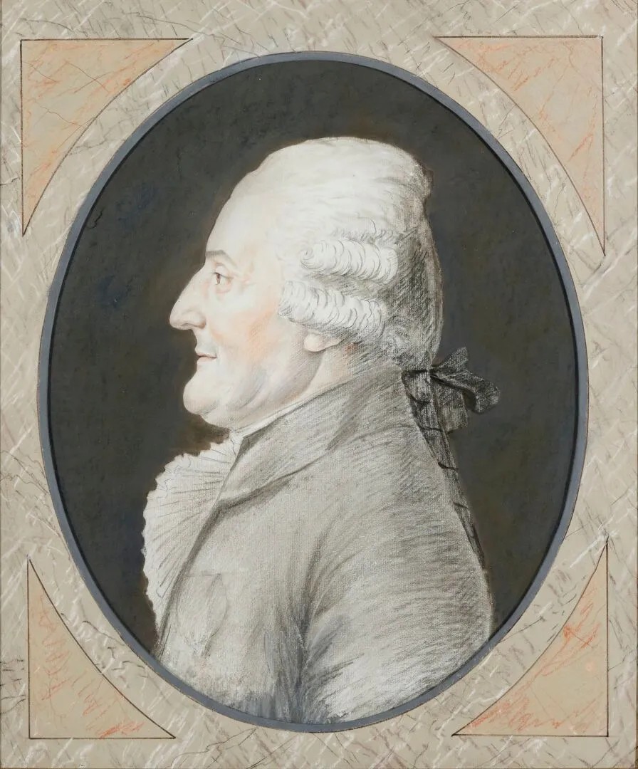 Ecole française du XVIIIème siècle , portrait d'un gentilhomme-photo-3