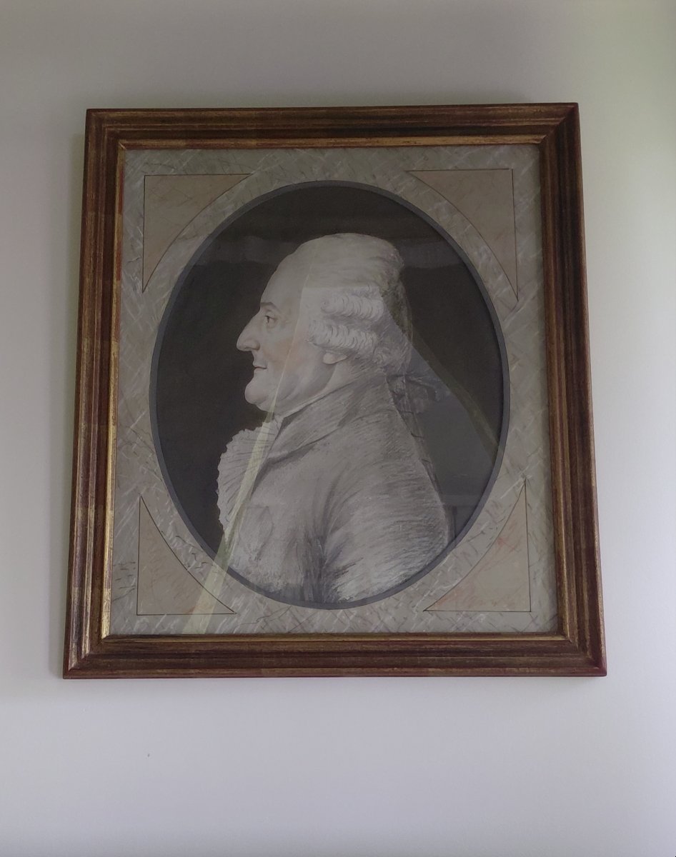 Ecole française du XVIIIème siècle , portrait d'un gentilhomme