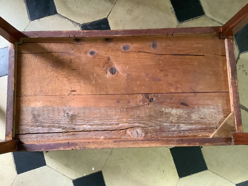 Dressing Table In Marquetry Louis XVI Period-photo-5
