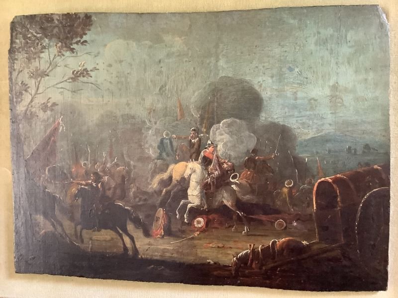 Cavalry Charge, Battle Scene, 17th Century-photo-3