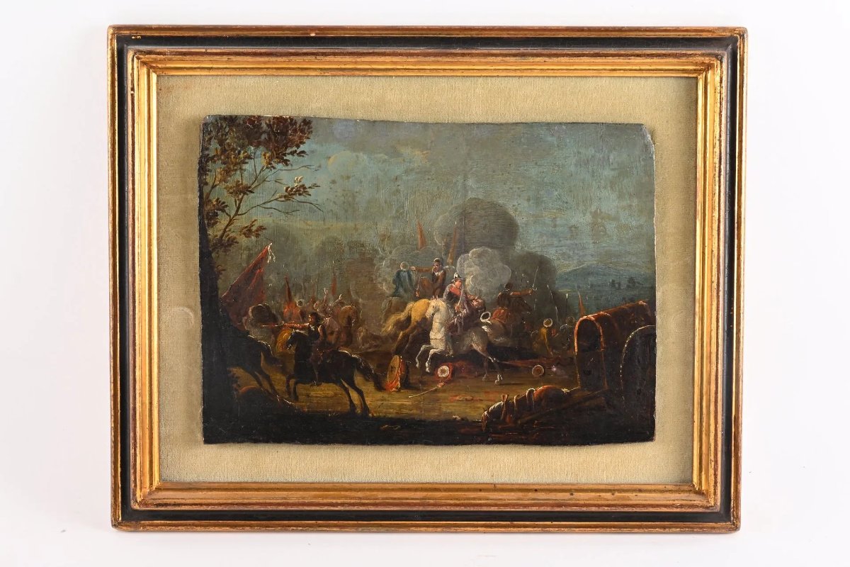 Cavalry Charge, Battle Scene, 17th Century