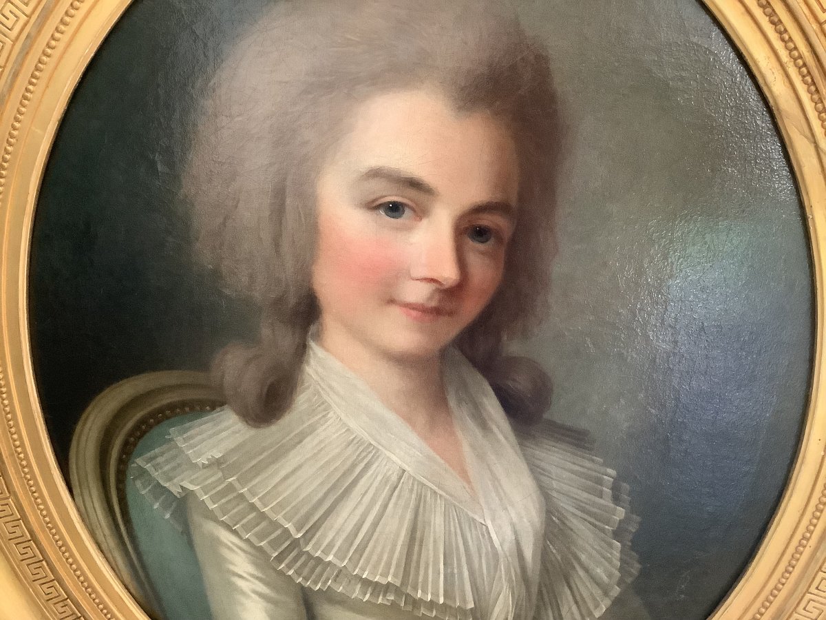 Portrait Of A Lady, 18th Century-photo-3
