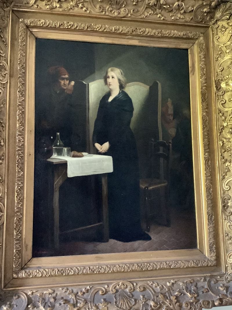 Marie-antoinette At The Conciergerie   Hst   19th Century-photo-3