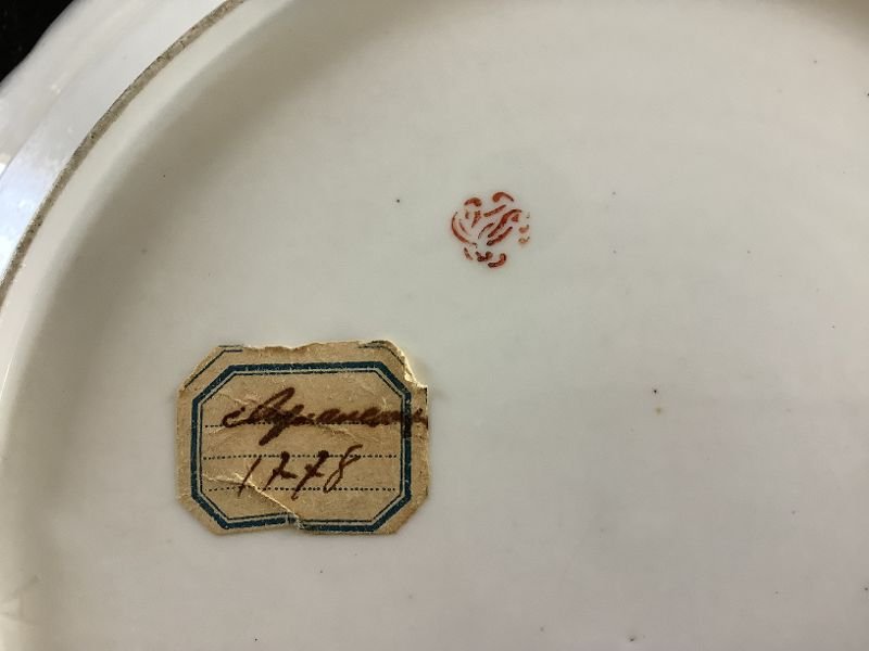 18th-century Porcelain Plate From The Clignancourt Porcelain Manufactory-photo-3
