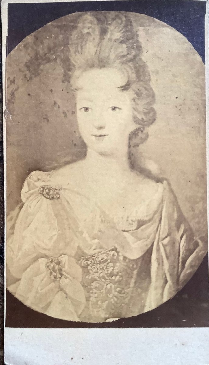Portrait Of A Lady, 18th Century-photo-3