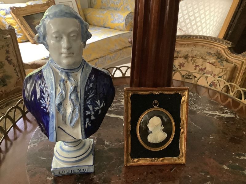 MINIATURE  EN IVOIRE DU ROI LOUIS XVI-photo-4