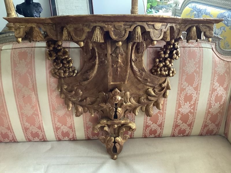 18th-century Wall-mounted Console Table -photo-3