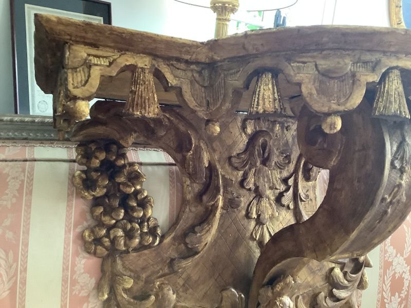 18th-century Wall-mounted Console Table -photo-1
