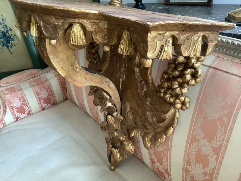18th-century Wall-mounted Console Table -photo-2