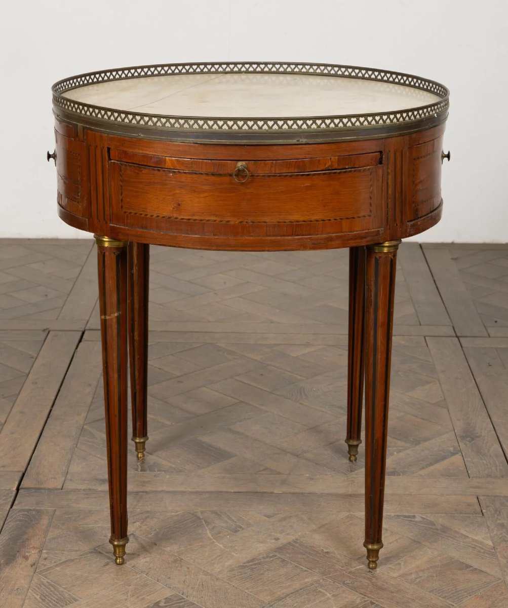 Table Bouillotte Epoque LOUIS XVI avec Provenance-photo-1