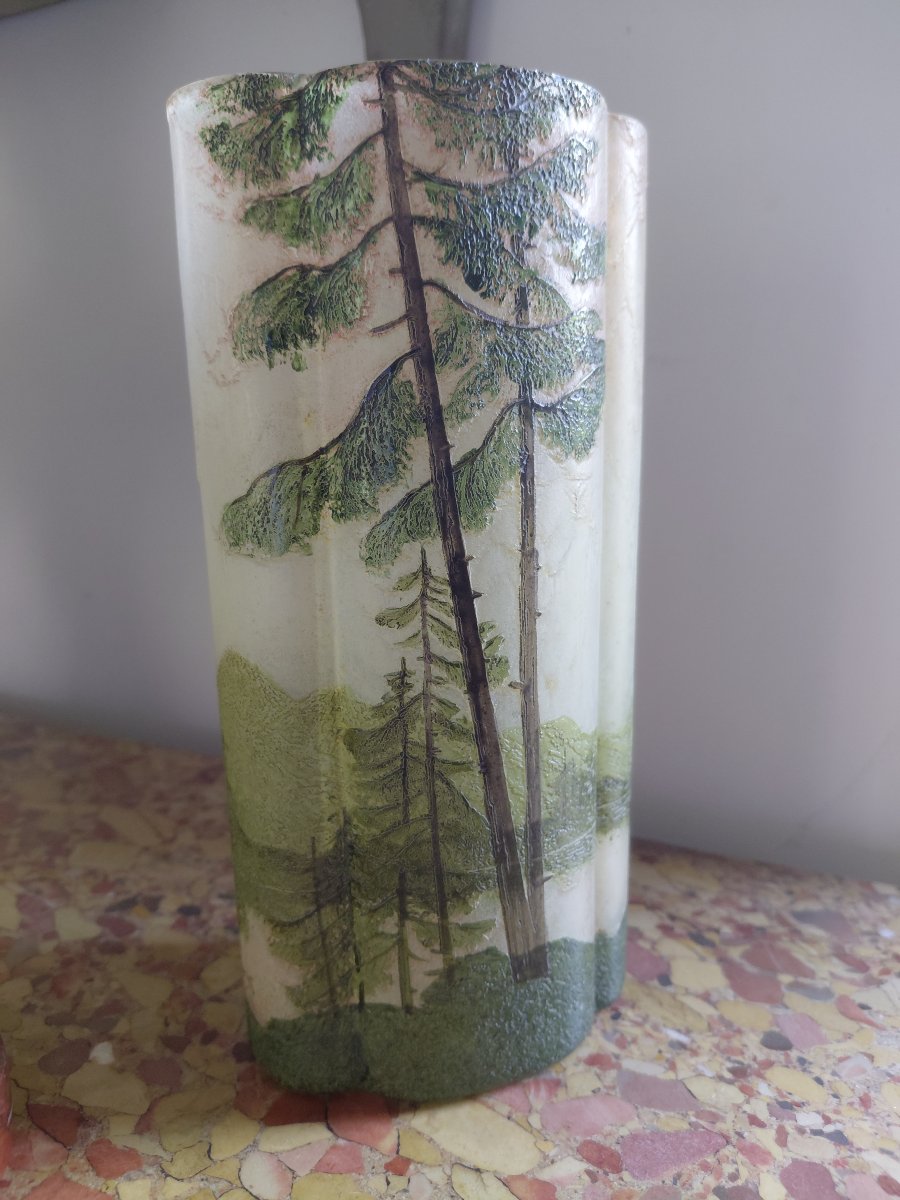 Vase By François - Théodore Legras-photo-4