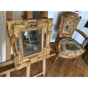 Regency Period Golden Wood Mirror