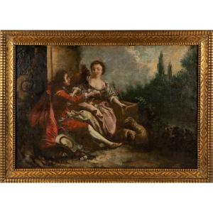 Scène galante HST XVIIIème