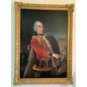 Large Portrait Of Count Benoit - Alexandre De Monchy
