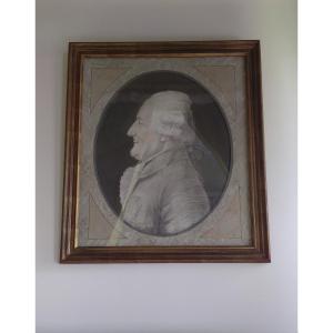 Ecole française du XVIIIème siècle , portrait d'un gentilhomme