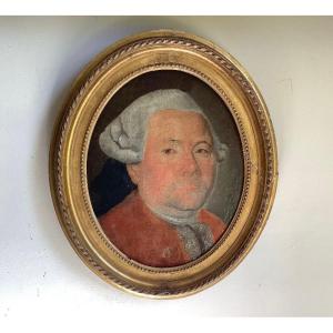 Portrait d'homme  XVIIIème