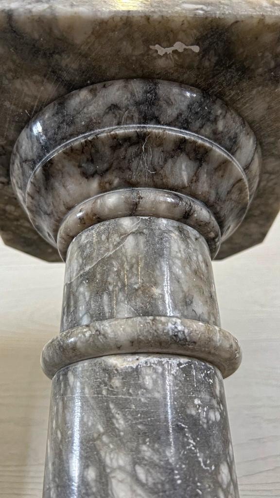 Column In Arabescato Marble -photo-2