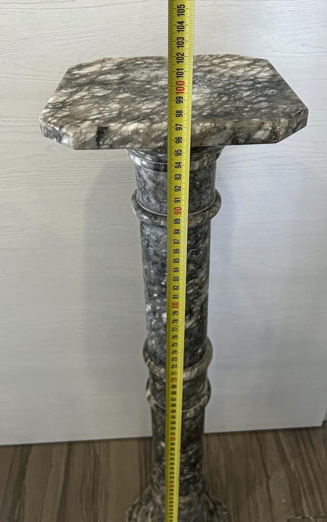 Column In Arabescato Marble -photo-3