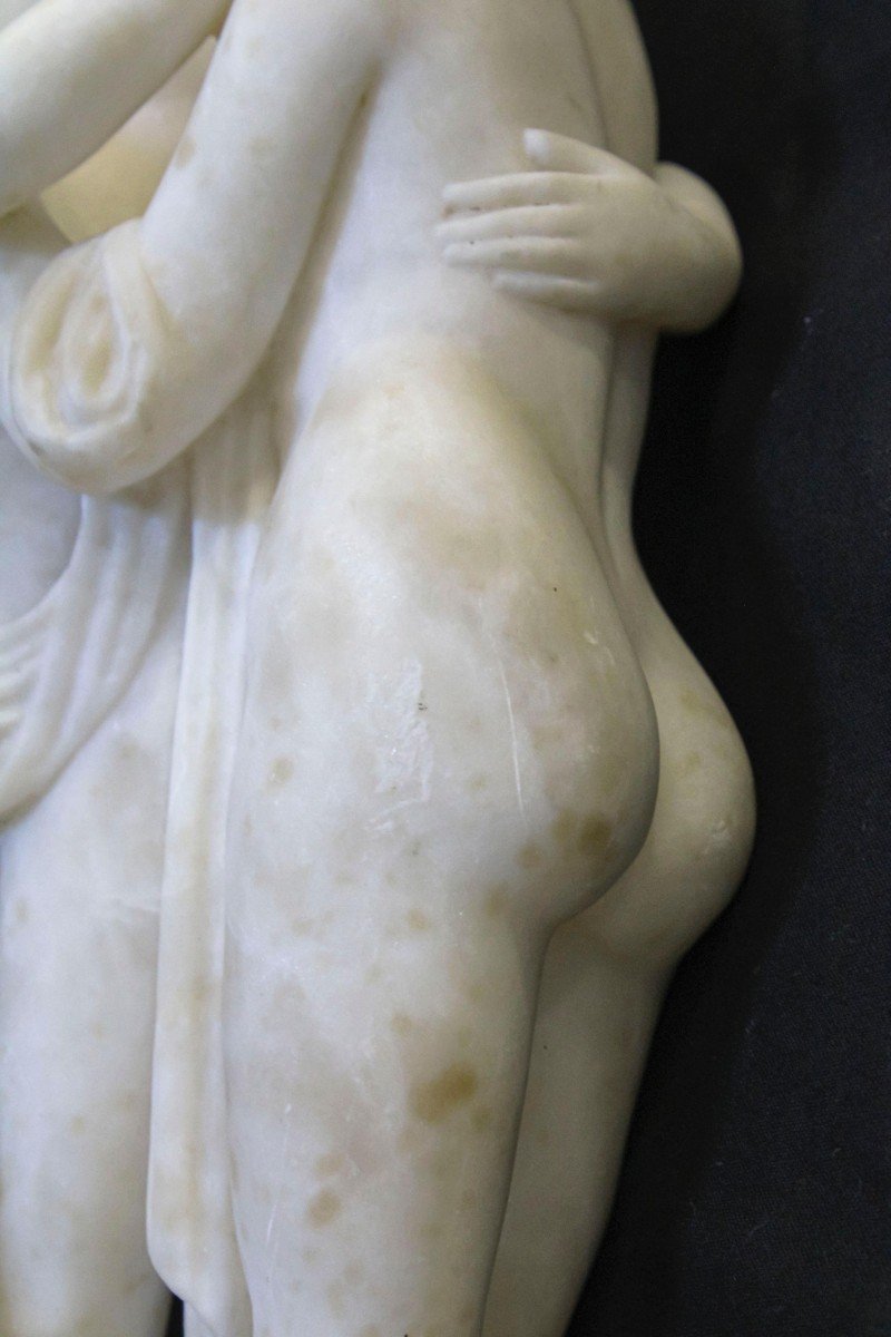 Statue Représentant Les Trois Grâces d'Après Le Modèle d'Antonio Canova (1757-1822)-photo-8