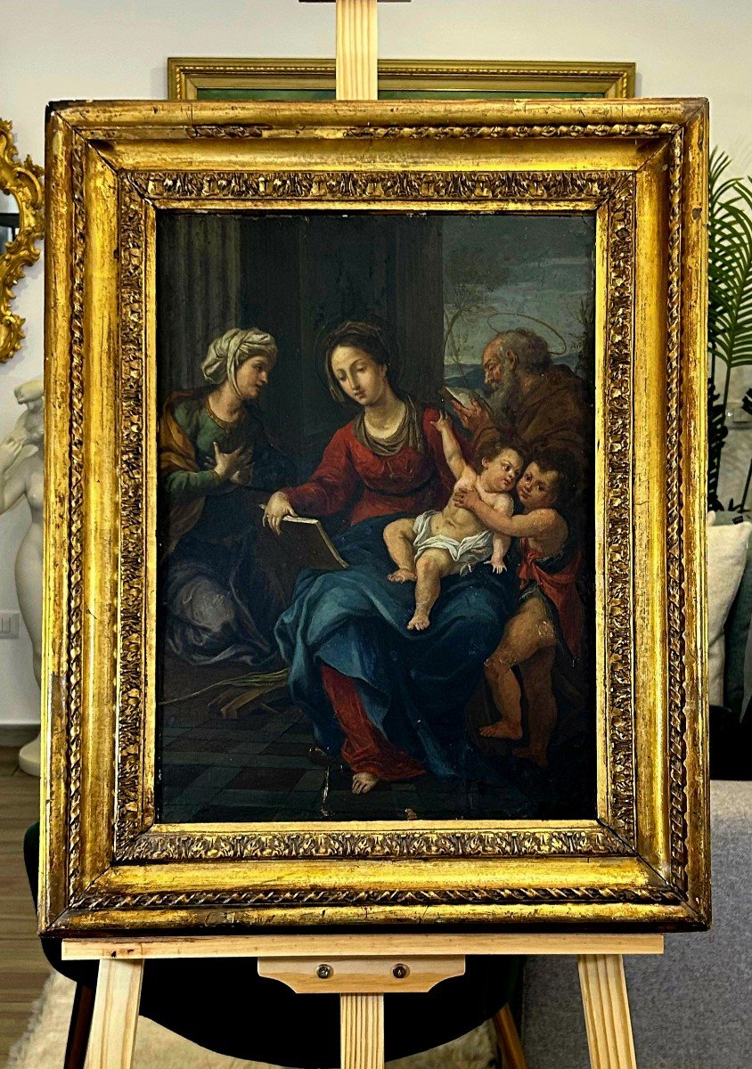 Holy Family With Saint Elizabeth And Saint John The Baptist • XVIII-photo-2