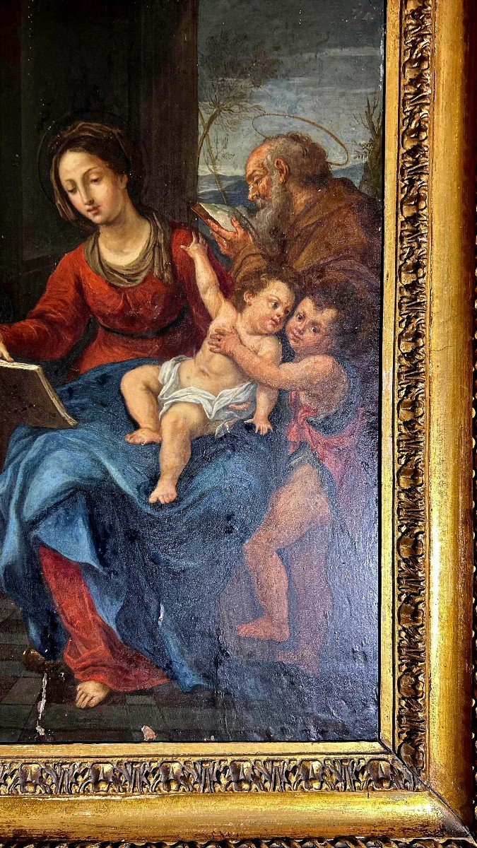 Holy Family With Saint Elizabeth And Saint John The Baptist • XVIII-photo-4