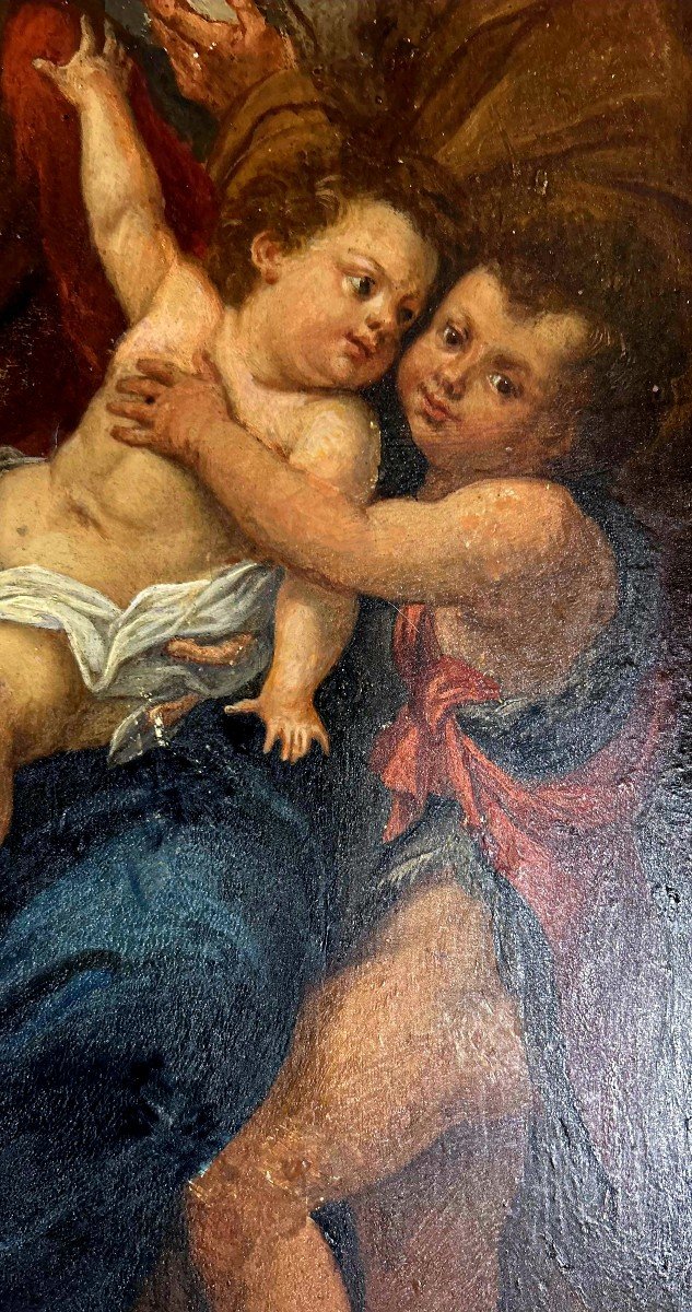 Holy Family With Saint Elizabeth And Saint John The Baptist • XVIII-photo-5