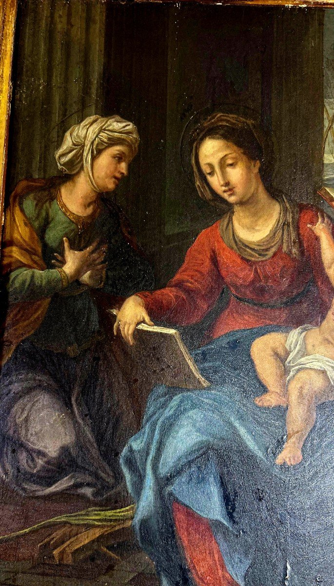Holy Family With Saint Elizabeth And Saint John The Baptist • XVIII-photo-6