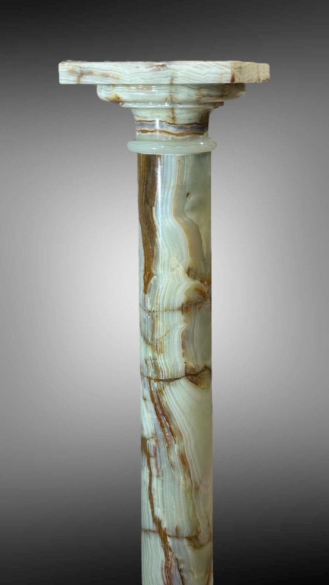 Colonne en Onyx Vert-photo-2