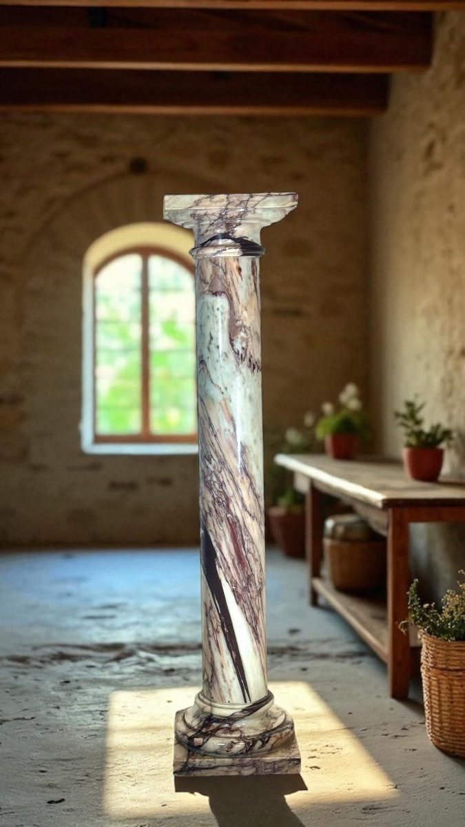 Colonne en marbre Fleur de Pêcher-photo-8