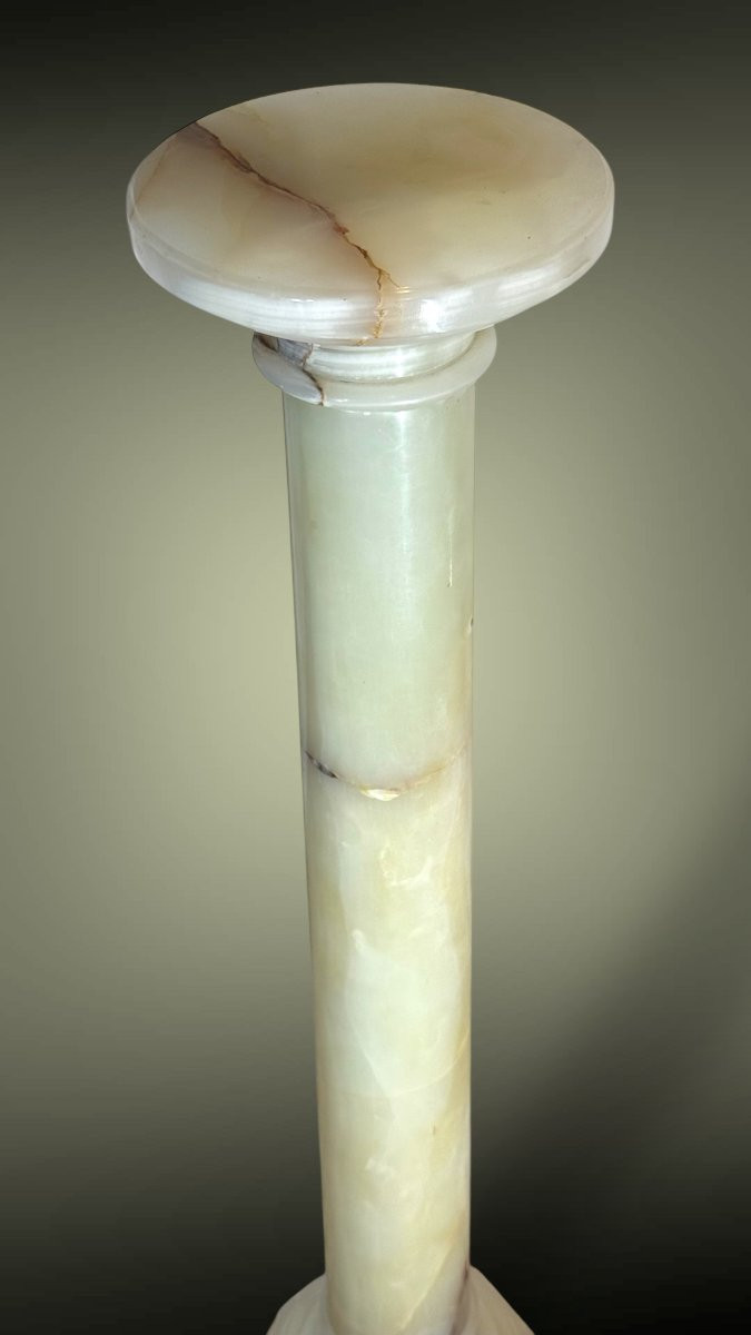 Colonne en Onyx Blanc-photo-1