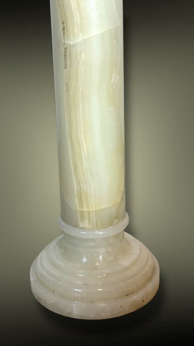 Colonne en Onyx Blanc-photo-2