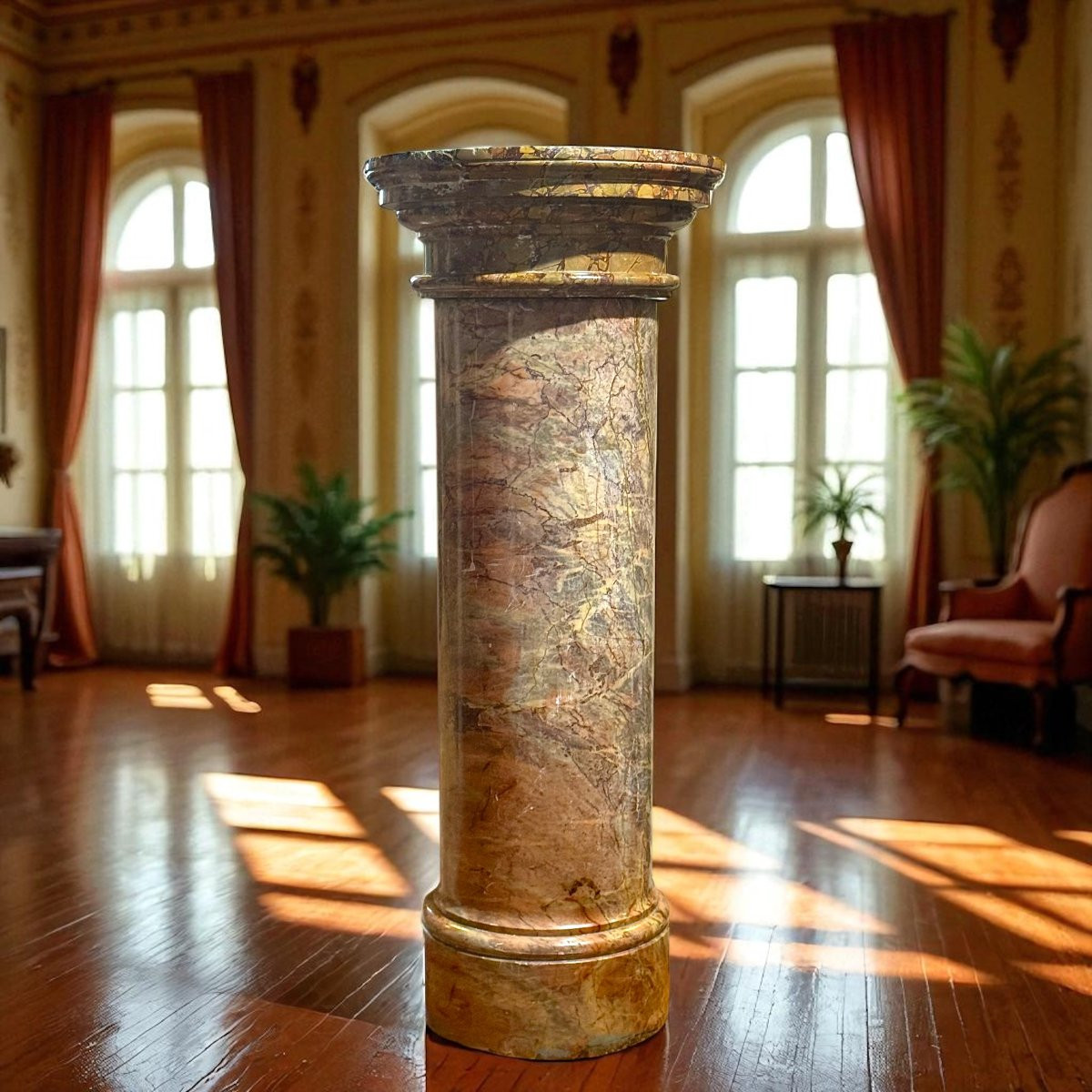 Column In Breccia Marble -photo-5