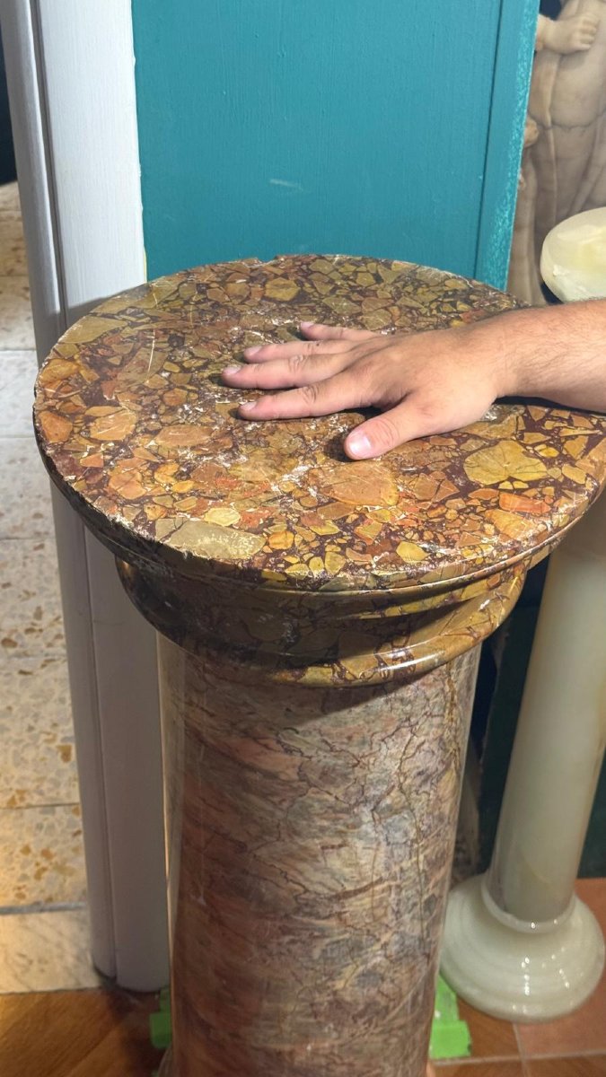 Column In Breccia Marble -photo-8