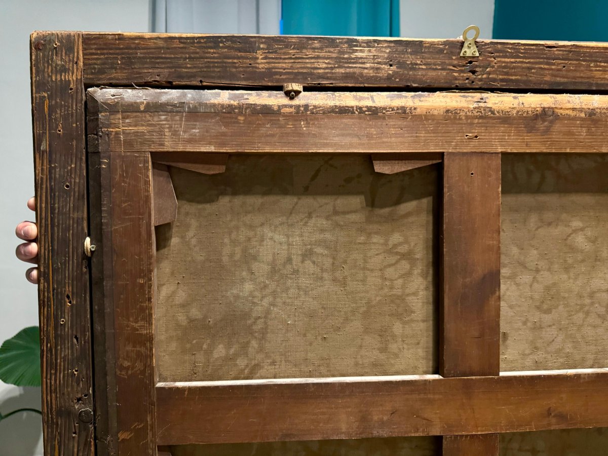 The Triumph Of Galatea Oil On Canvas From The XVIII° Century-photo-2