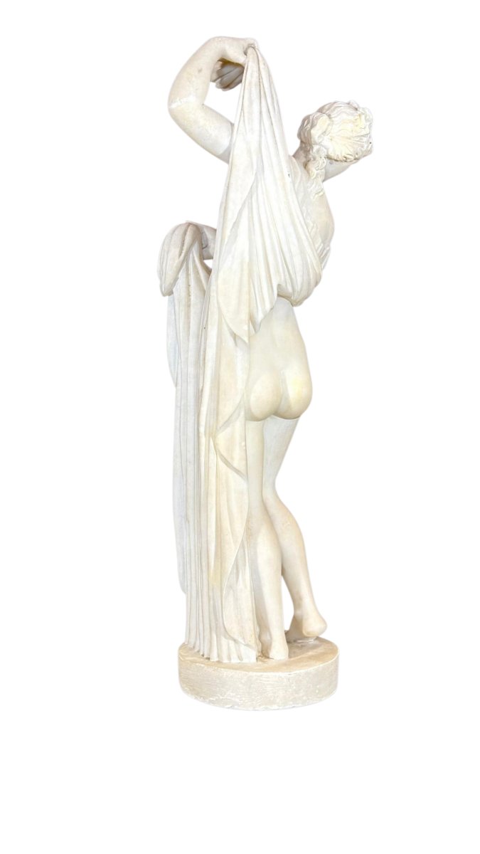 Statue représentant une Vénus Callipyge Carrara Marbre-photo-4