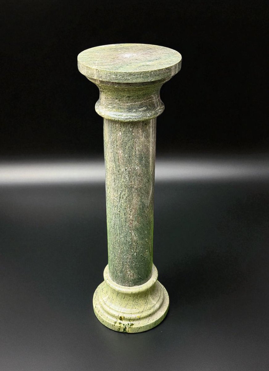 Colonne en marbre vert alpin-photo-3