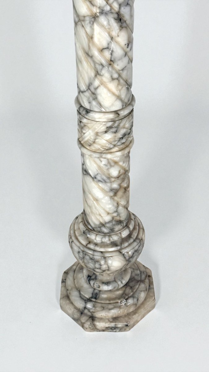 Colonne en Marbre Arabescato.-photo-5