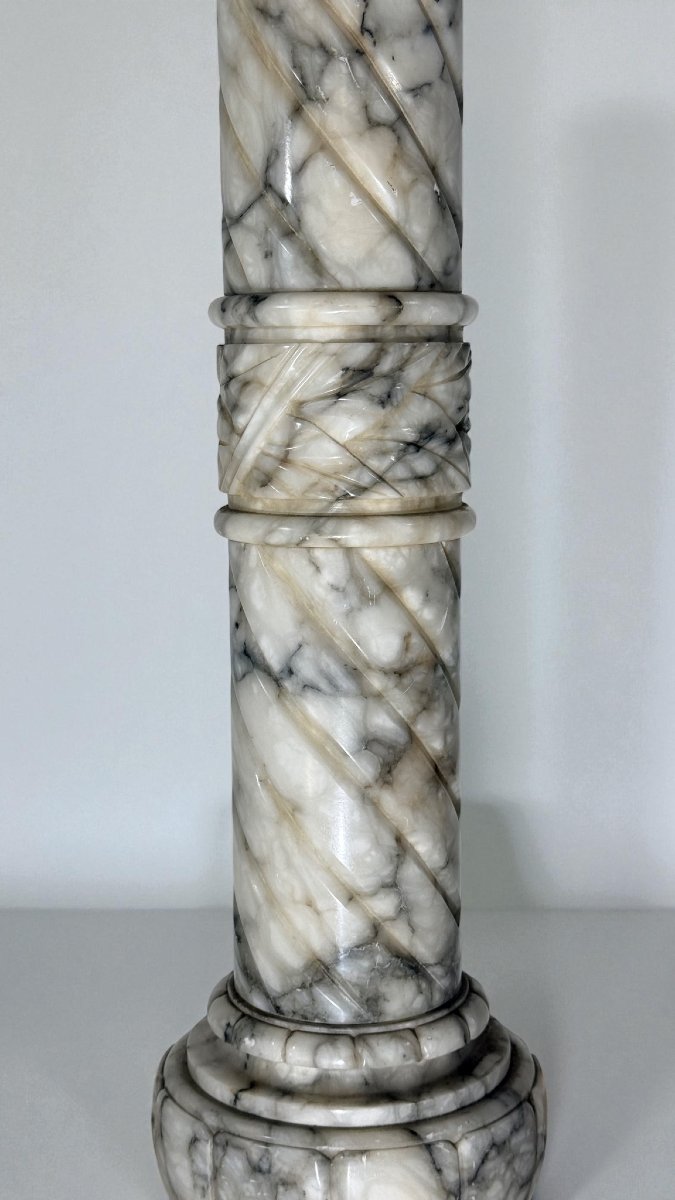 Colonne en Marbre Arabescato.-photo-8