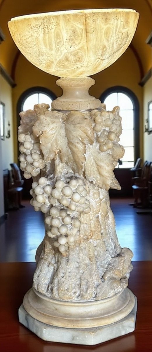 Mitological Vase With Grape Leaves And Scenes Of Bacchantes -photo-2