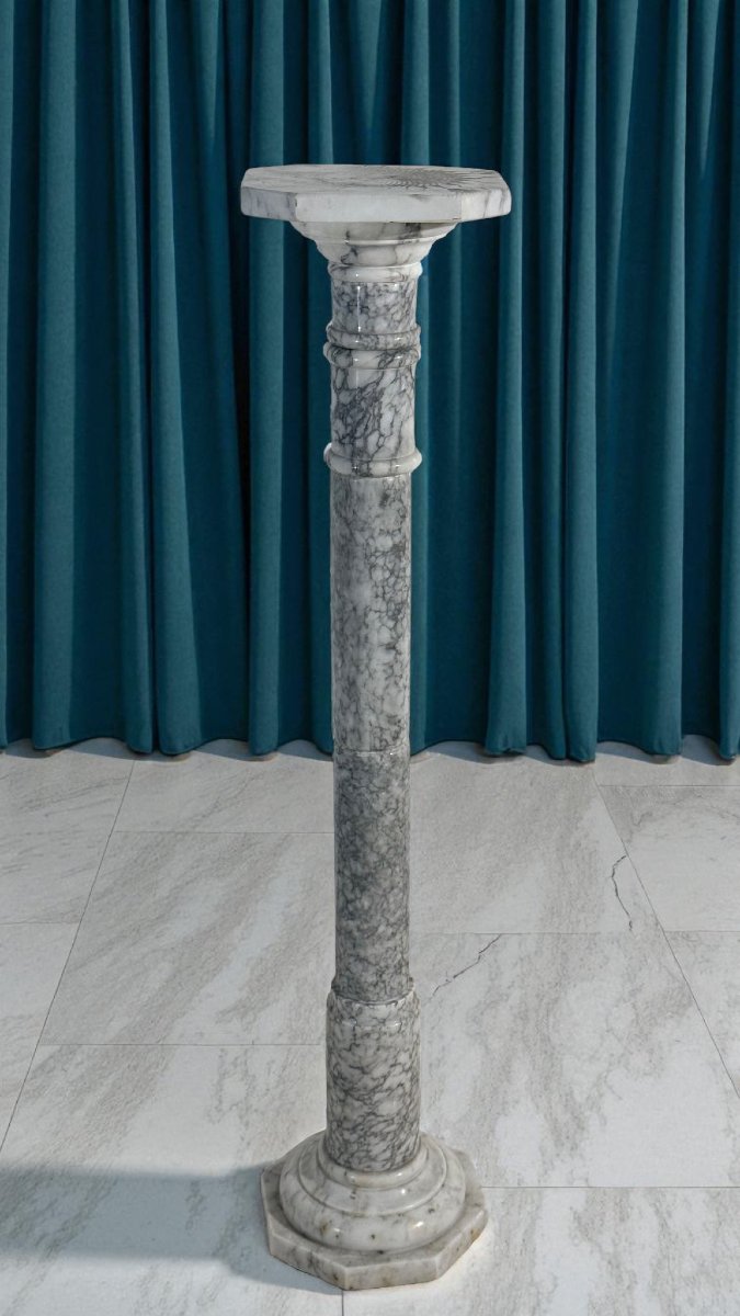 Colonne en Marbre Arabescato-photo-3