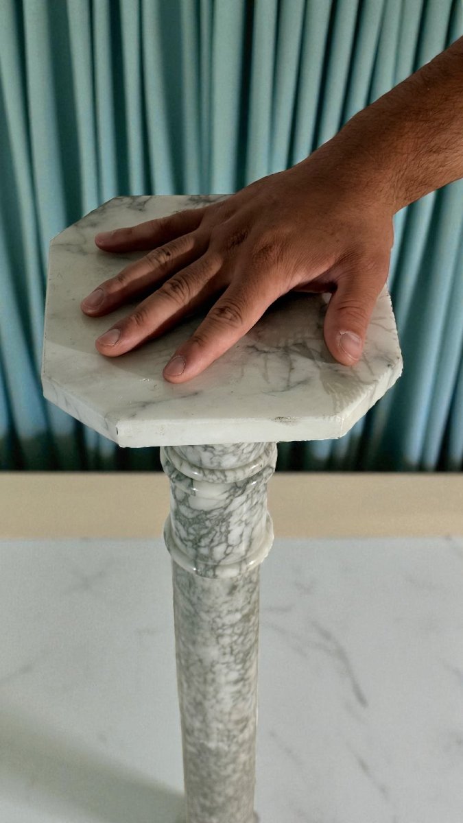 Colonne en Marbre Arabescato-photo-4