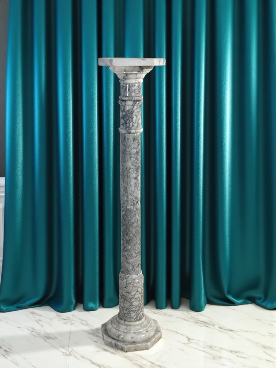 Colonne en Marbre Arabescato-photo-4