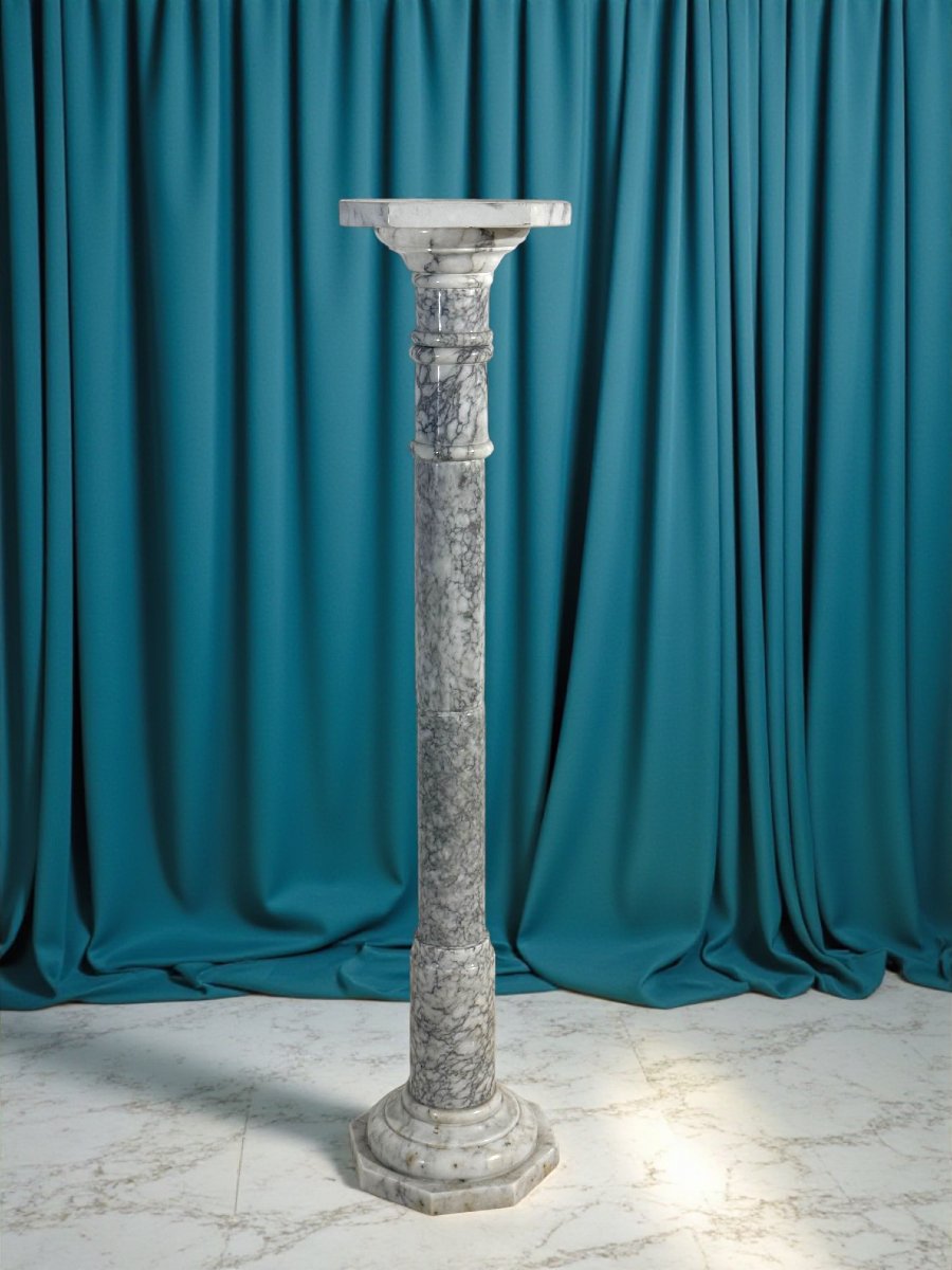 Colonne en Marbre Arabescato-photo-8