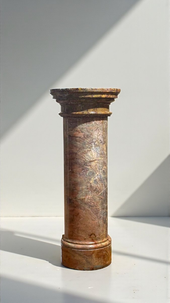 Column In Brecciato Marble -photo-4